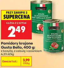 Biedronka Pomidory krojone Gusto Bello oferta