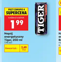 Biedronka Napój energetyczny Tiger oferta