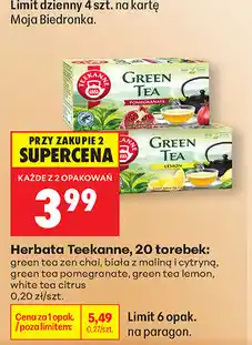 Biedronka Herbata Teekanne oferta