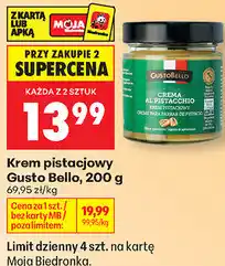 Biedronka Krem pistacjowy Gusto Bello oferta
