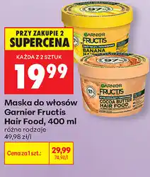 Biedronka Maska do włosów Garnier Fructis Hair Food oferta