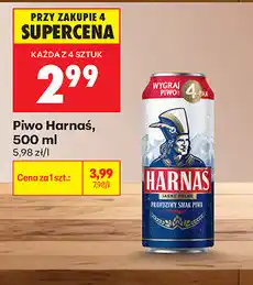 Biedronka Piwo Harnaś oferta