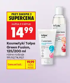 Biedronka Kosmetyki Tołpa Green Fusion oferta