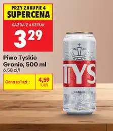 Biedronka Piwo Tyskie Gronie oferta