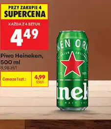 Biedronka Piwo Heineken oferta