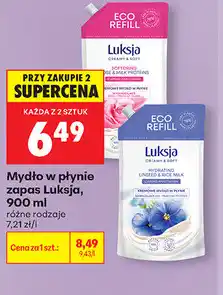 Biedronka Mydło w płynie zapas Luksja oferta