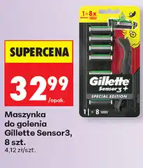 Biedronka Maszynka do golenia Gillette Sensor3, 8 szt oferta