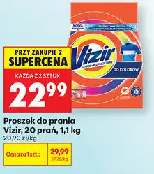 Biedronka Proszek do prania Vizir, 20 prań oferta