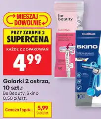 Biedronka Golarki 2 ostrza, 10 szt.: Be Beauty, Skino oferta