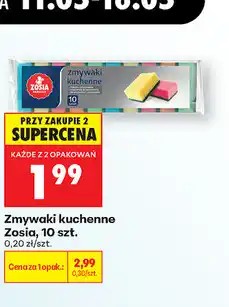Biedronka Zmywaki kuchenne Zosia, 10 szt oferta