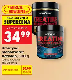 Biedronka Kreatyna monohydrat Activlab oferta