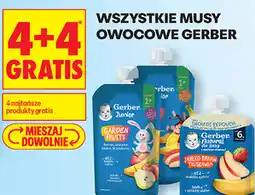 Biedronka WSZYSTKIE MUSY OWOCOWE GERBER oferta