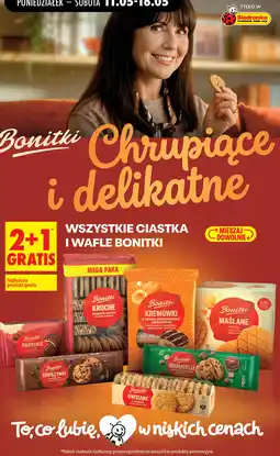 Biedronka WSZYSTKIE CIASTKA I WAFLE BONITKI oferta