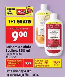 Biedronka Balsam do ciała Eveline, 350 ml oferta