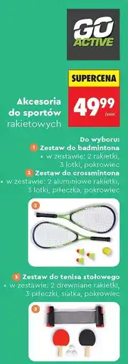 Biedronka Akcesoria do sportów rakietowych oferta
