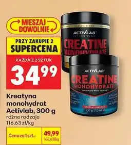 Biedronka Kreatyna monohydrat Activlab, 300 g oferta