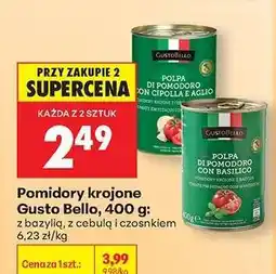 Biedronka Pomidory krojone Gusto Bello, 400 g oferta