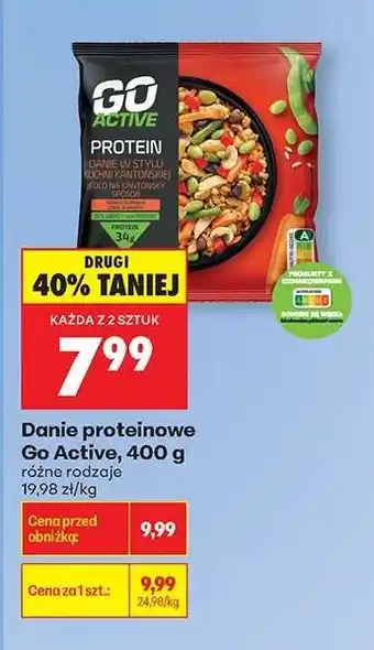 Biedronka Danie proteinowe Go Active, 400 g oferta