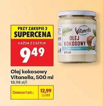 Biedronka Olej kokosowy Vitanella , 500 ml oferta