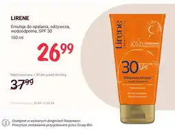 Rossmann Emulsja do opalania odżywcza wodoodporna SPF 30 Lirene oferta