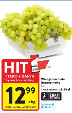 Intermarche Winogrono białe bezpestkowe oferta