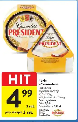 Intermarche Président Brie, Camembert oferta