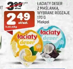 Społem Mlekpol Łaciaty deser z maślanką oferta