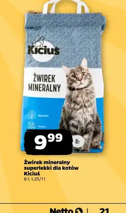 Netto Żwirek Kiciuś oferta