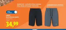 Lidl Szorty dresowe męskie Crivit oferta