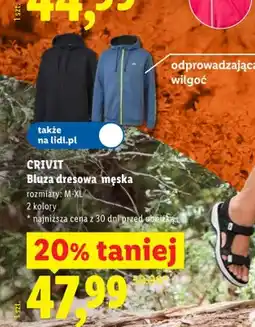 Lidl Bluza dresowa męska CRIVIT oferta