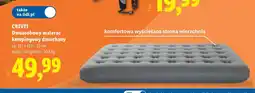 Lidl Dwuosobowy materac kempingowy dmuchany CRIVIT 191x132x22cm oferta
