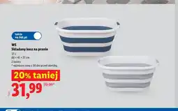 Lidl W5 Składany kosz na pranie 37l 60x45x27cm oferta