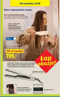 Lidl Aeroprostownica do włosów z jonizacją Cien Beauty 615W oferta