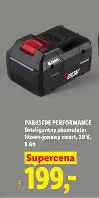 Lidl Inteligentny akumulator litowo-jonowy smart PARKSIDE PERFORMANCE 20V 8Ah oferta