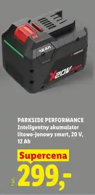 Lidl Inteligentny akumulator litowo-jonowy smart PARKSIDE PERFORMANCE 20V 12Ah oferta