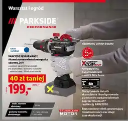 Lidl Akumulatorowa wiertarkowkrętarka udarowa PARKSIDE PERFORMANCE 20V oferta