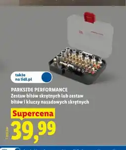 Lidl Zestaw bitów skrętnych PARKSIDE PERFORMANCE oferta