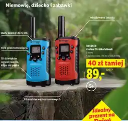 Lidl BRESSER Zestaw 2 krótkofalówek oferta