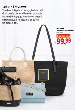 Lidl WITTCHEN Torebka lub plecak damski oferta