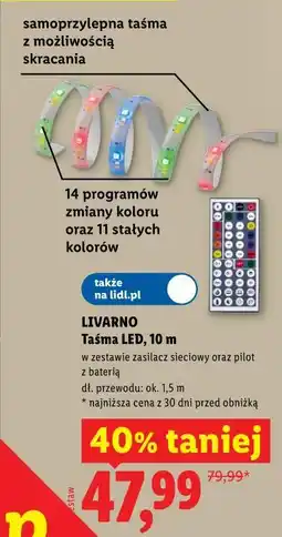 Lidl Taśma LED, 10 m oferta