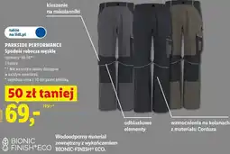 Lidl PARKSIDE PERFORMANCE Spodnie robocze męskie oferta
