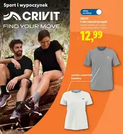 Lidl CRIVIT T-shirt damski lub męski oferta