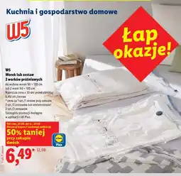 Lidl W5 Worek lub zestaw 2 worków próżniowych oferta
