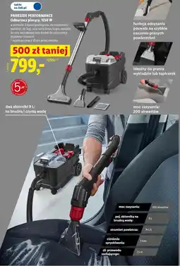 Lidl Odkurzacz piorący, 1250 W PARKSIDE PERFORMANCE oferta