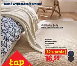 Lidl LIVARNO Koc z mikrofibry, 150 × 200 cm oferta