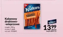 Makro Kabanosy drobiowo-wieprzowe Krakus oferta