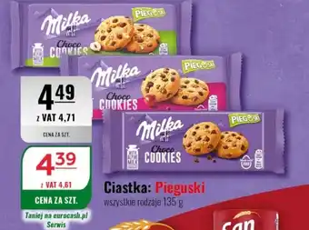Eurocash Milka ciastka Pieguski oferta