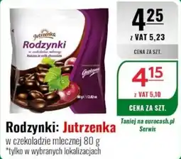 Eurocash Jutrzenka Rodzynki w czekoladzie oferta