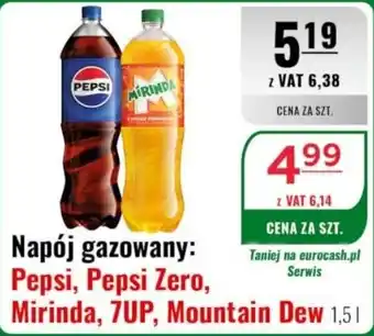 Eurocash Napój gazowany Pepsi, Mirinda, 7UP oferta