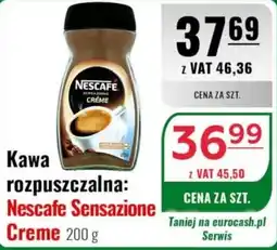 Eurocash Kawa rozpuszczalna Nescafe Sensazione Creme oferta